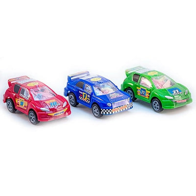 Kidsmania Sweet Racer Pull Back Action Candy Filled Cars (1 Box, 12 Cars)