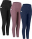 Fengbay 2 Pack High Waist Yoga Pants with Pockets, Tummy Control Workout Running Yoga Leggings for Women