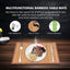 Bamboo Placemats Set of 4, Heat Resistant Place Mats for Dining Table, Durable Bamboo Table Mats, Stain Resistant & Easy Clean Placemats for Kitchen, Indoor/Outdoor Use 11.5 X 17.5 Inch