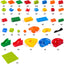 MAINYU Run Building Blocks for Kids Ages 4-8, 168 PCS Classic Big Size Blocks Set, Crazy Run Building Blocks with 4 Balls Race Track, Educational Toys Bricks Set Christmas Birthday Toy for Boys Girls