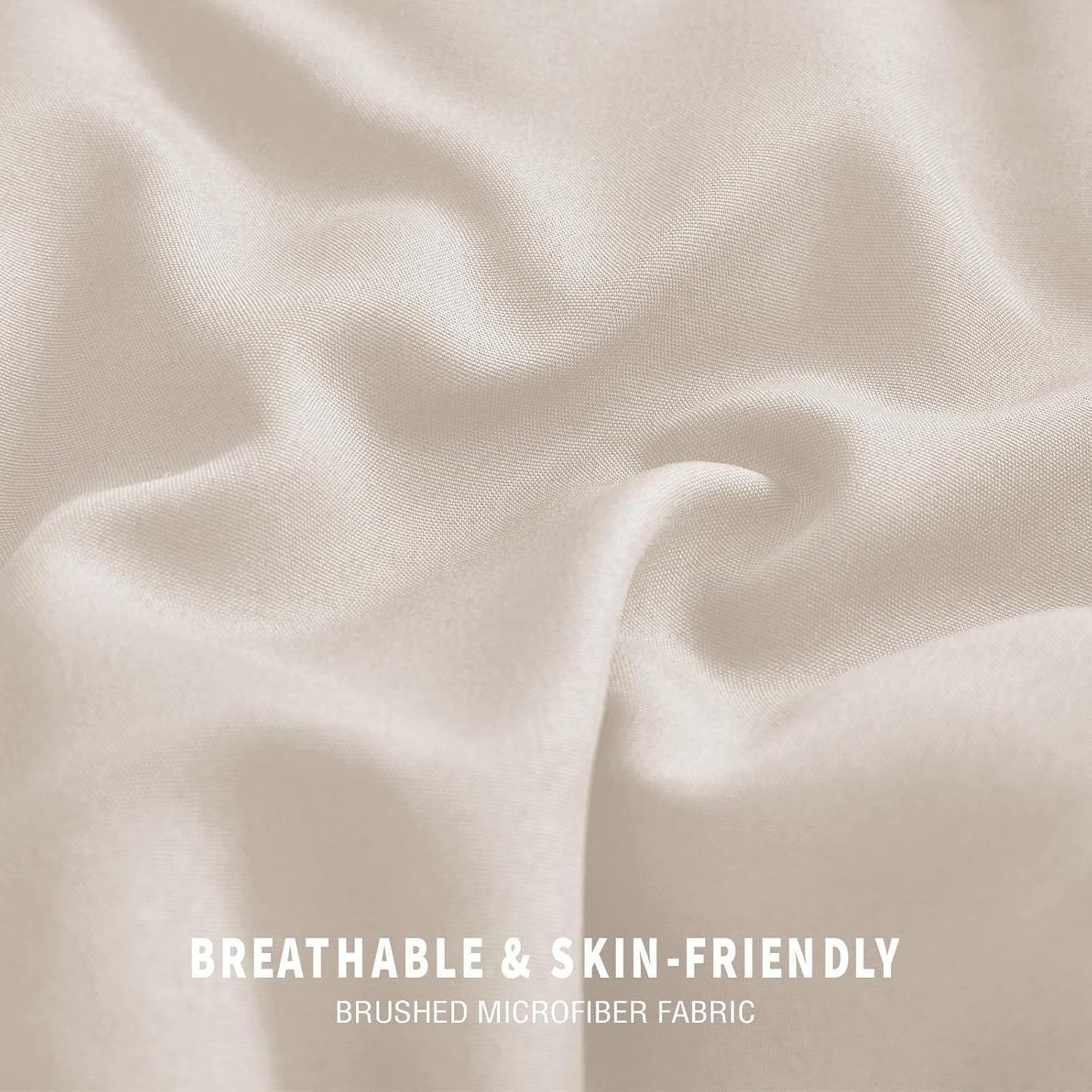 Exclusivo Mezcla Lightweight Reversible Twin Size Comforter Set, down Alternative Comforter with 1 Pillow Sham, Twin Size Bedding Set for All Seasons, Brich Beige/White