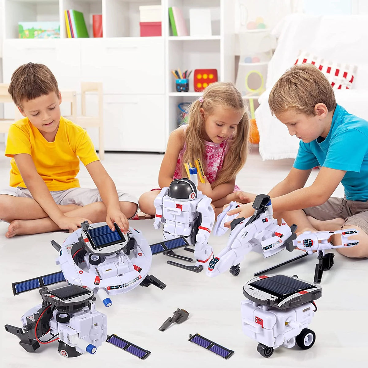 Somnr Solar Robot Toys for Kids, STEM Projects 6-In-1 Science Kits DIY Educational Building Toys, Christmas Birthday Gifts for 8+Year