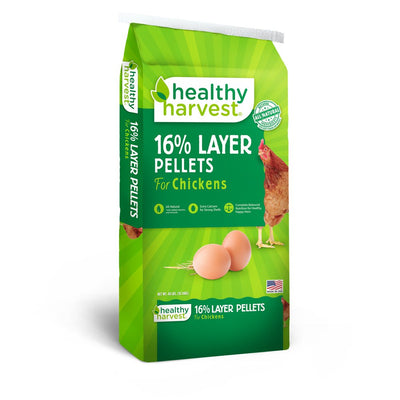 Healthy Harvest 16% Layer Pellets Chicken Feed 40 Lb