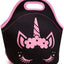 Moonmo Cute Unicorn Face Diamond Sequins Waterproof Princess School Backpack Set Girls Book Bag