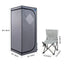 Cheelom Weight Loss Sauna Tent Portable Full Body Steam Sauna Box Sauna Tent with Folding Chair Walking Sauna