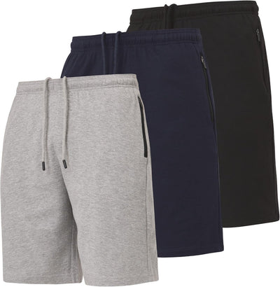Ultra Performance 3 Pack Mens Shorts Casual Men'S Athletic Short Workout Gym Shorts for Men with Zipper Pockets, Small - 5X