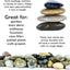5 Lbs Approx. 82 River Rocks Stones for Plants Pebbles for Indoor Plants | Aquarium Fish Tank Rocks | Polished Decorative Rocks for Vases (1.6-2.4 Inches)