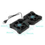 Dual USB Cooling Fan Pad Foldable Slim Fans Cooler Stand for Laptop PC Notebook