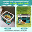 BEBANG Pet Playpen, Foldable Portable Dog Cat Playpens Exercise Kennel Tent, Removable Shade Cover, Indoor Outdoor Travel Camping Use(M)