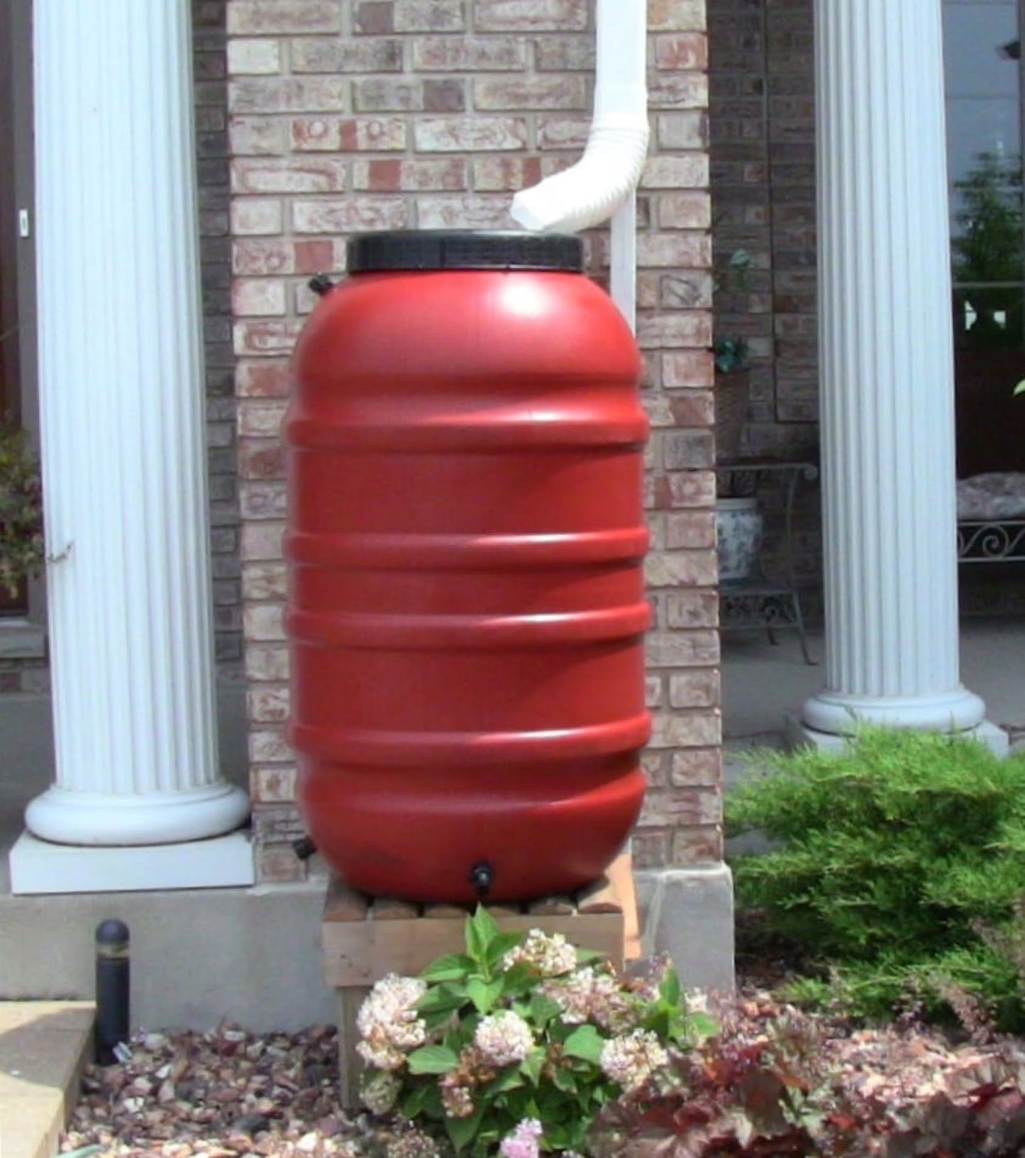 Upcycle Products 55 Gallon Terra-Cotta Rain Barrel