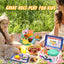 WISESTAR Tea Party Set for Little Girls, 50 Pcs Kids Tea Set, Ages 3-10