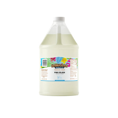 Hawaiian Shaved Ice Syrup, Pina Colada, Gallon