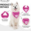 Parisian Pet Pink Dog Bandanas - Adjustable Drama Queen Puppy Bandana - Girl Dog Accessories - Breathable and Stylish Dogs Kerchief - Triangle Pet Scarves - Small Dogs Bandana - Bib for Pets