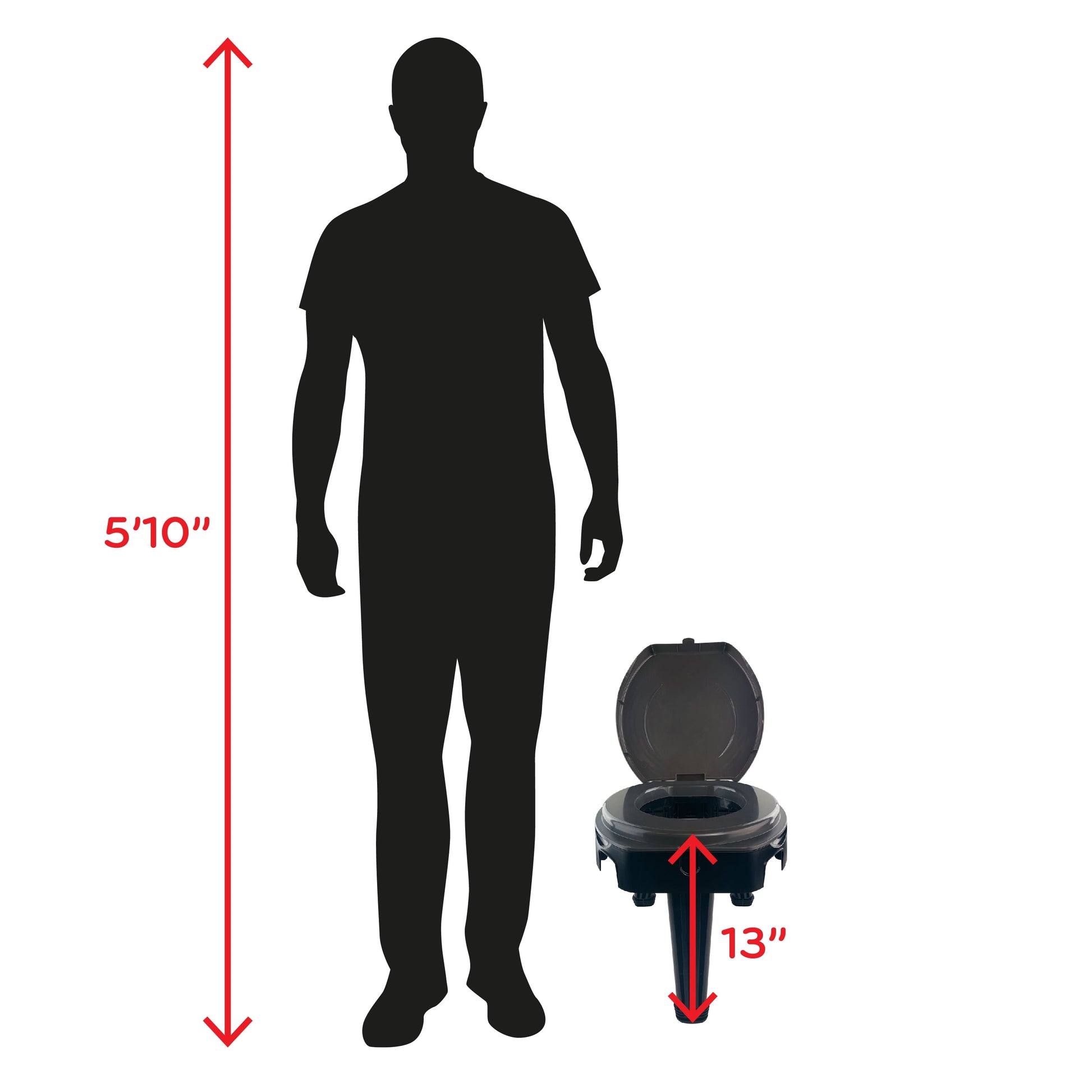 Ozark Trail Folding Portable Toilet
