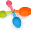 Rypet Dog Food Scoop Set of 4 - Plastic Measuring Cups for Dog, Cat and Bird Food (Random Color)