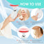 Facial Massager Face and Neck, Face 𝖲 Culpting Wand Tool with 7 Color - Birthday, Christmas, Mothers Day, Valentines Day Gifts for Her Women Mom Best Friend Wife Teacher (White)