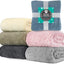 Petami Fluffy Waterproof Dog Blanket for Small Medium Dogs, Soft Warm Pet Sherpa Throw Pee Proof Couch Cover, Reversible Cat Puppy Bed Blanket Sofa Protector, Plush Washable Pad (Taupe Camel, 24X32)