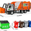 Large Metal Garbage Truck Toy for Boy 4-7, Kid Trash Truck with Auto-Lift Function, Trash Truck Toy with Light and Sound, Metal Cab, Birthday Gift Kids Pretend Play Toy Garbage Truck for Boys