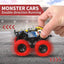 Monster Truck Toy Friction Car for Kid Toddler 360° Rotating (2 Pack)