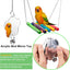 Bird Toys for Parakeets 7Pcs, Wood Parrots Budgie Cage Accessories