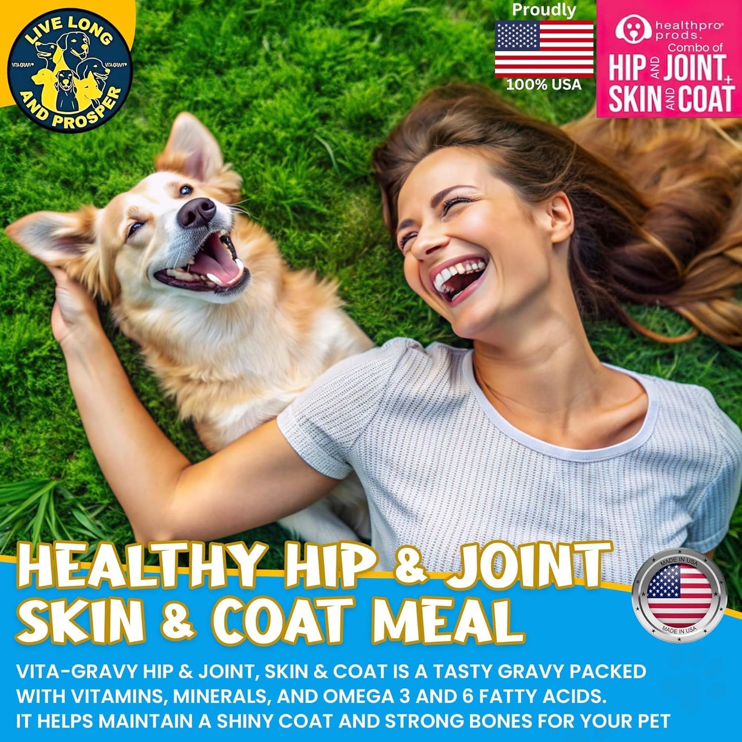 Vitagravy Dog Food Topper for Dry Dog Food Wet Dog Food in Herb Roasted Chicken Delicious Flavour. Dogs Love Rich Gravy Texture than Bone Broth for Dogs. Farmers Dog Food Toppers, Pet Food, 3.5Oz, 3Pk