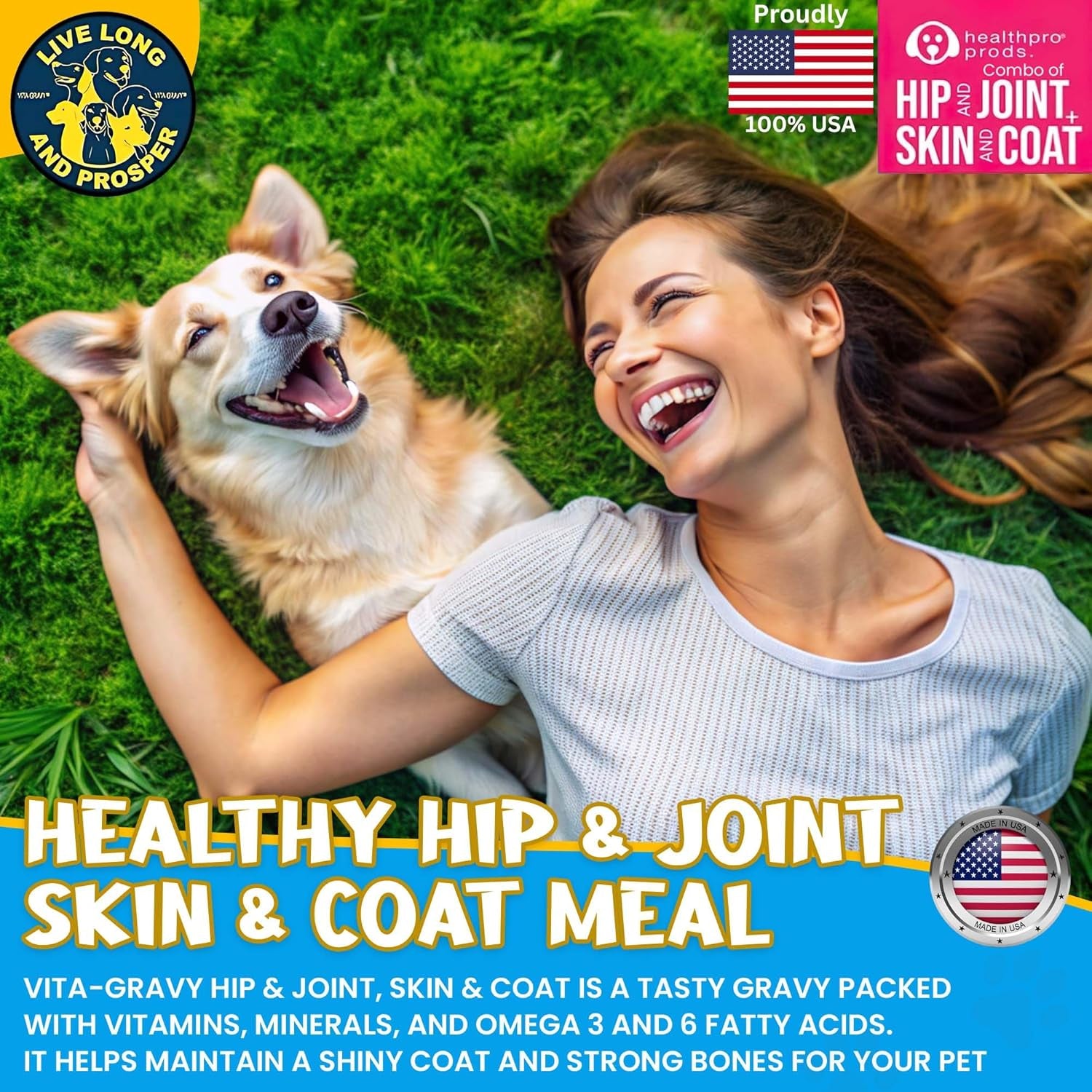 Vitagravy Dog Food Topper for Dry Dog Food Wet Dog Food in Herb Roasted Chicken Delicious Flavour. Dogs Love Rich Gravy Texture than Bone Broth for Dogs. Farmers Dog Food Toppers, Pet Food, 3.5Oz, 3Pk