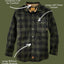 Venado Mens Plaid Shirts for Men - Heavyweight Buffalo Plaid Fleece Shirt - Soft