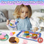 WISESTAR Tea Party Set for Little Girls, 50 Pcs Kids Tea Set, Ages 3-10