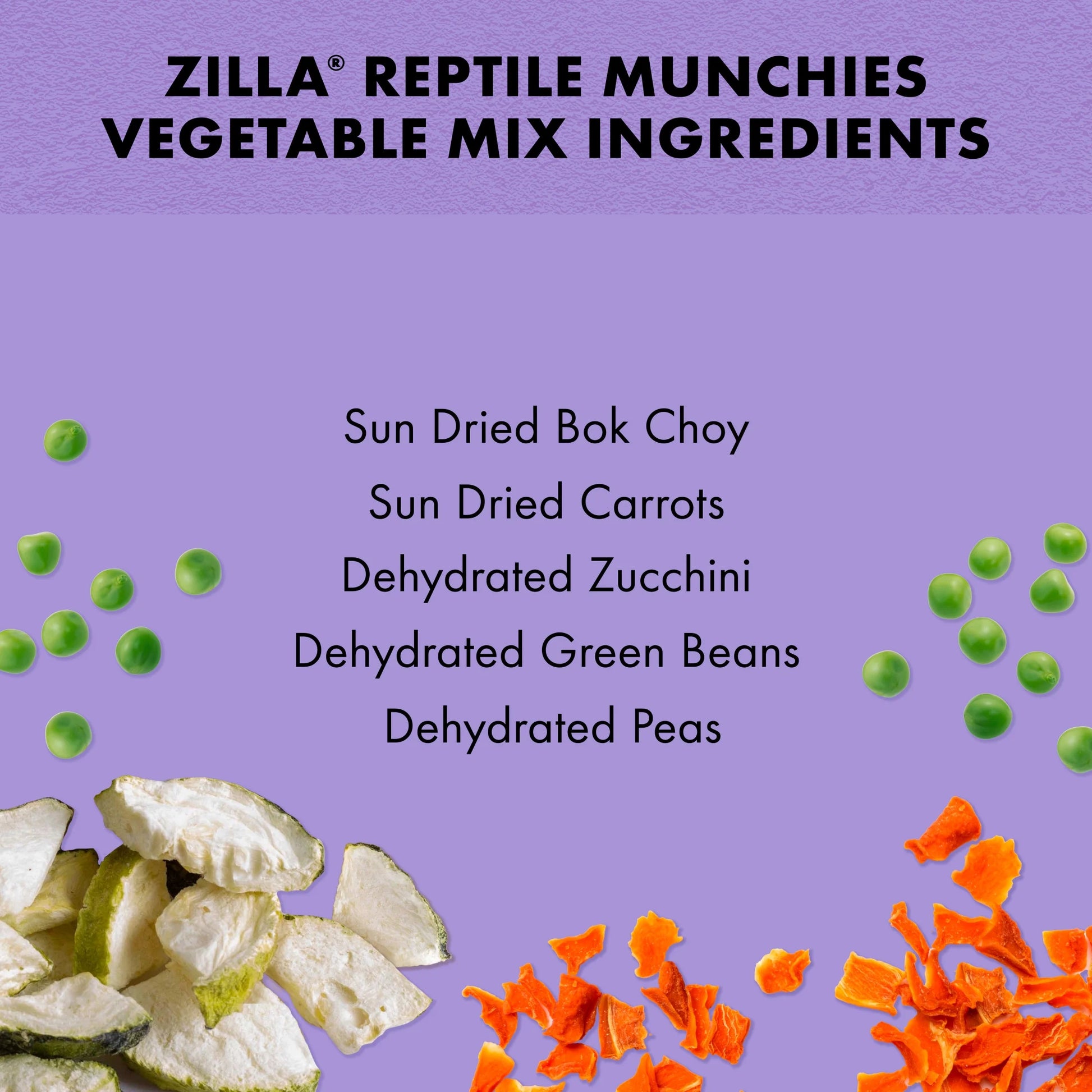 Zilla Reptile Munchies Vegetable Mix 4 Oz.
