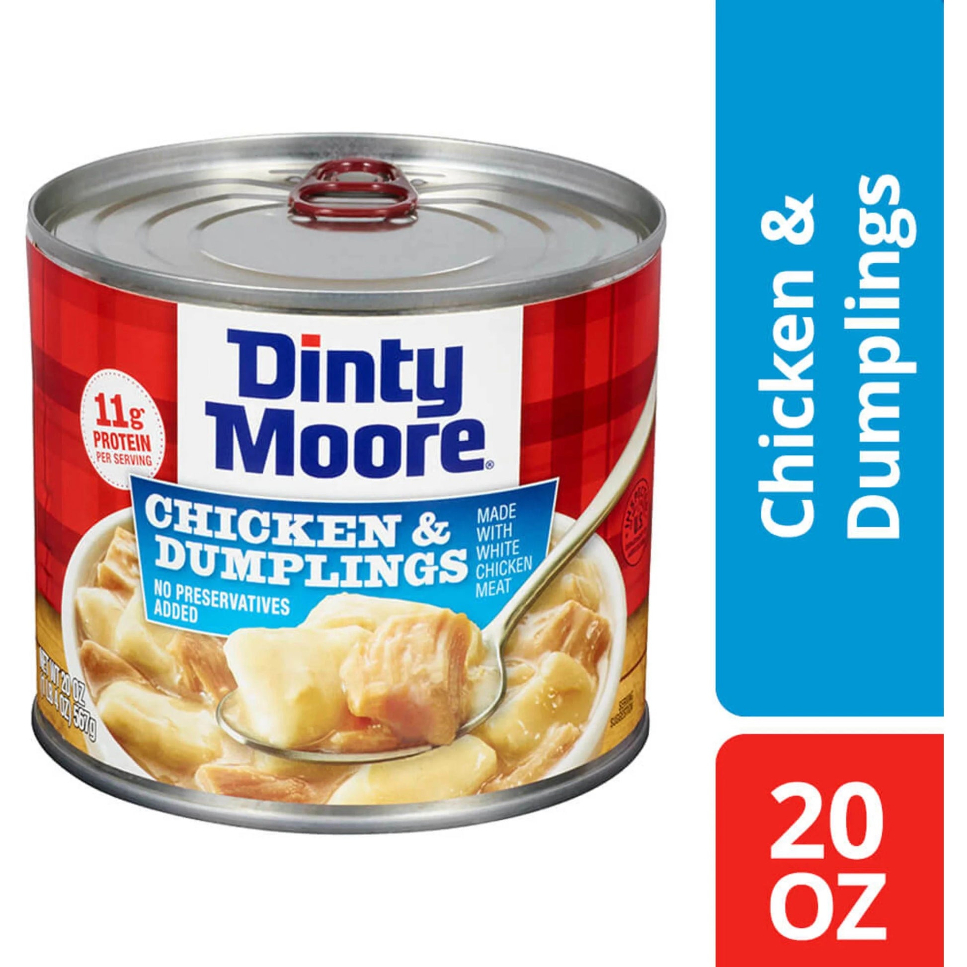 (8 Pack) DINTY MOORE Chicken and Dumplings, Shelf Stable, 20 Oz Steel Can