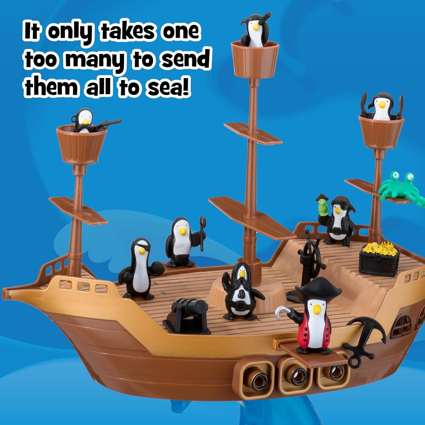Don’T Rock the Boat Board Games for Family Night, Hand & Eye Coordination | Family Game, Kids Games, Multi-Player, Board Games for Family Night, Preschool Toys, Hand-Eye-Coordination Game