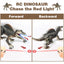 Richgv Remote Control Dinosaur Toys for Boys Kids, Electronic RC Robot Toy Walking Roaring Spray Dinosaur Gift for Birthday Christmas for Kids 3-8 Year