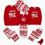 Patpat Family Christmas Matching Pajamas for Men 2 Piece Red Reindeer Long Sleeve Top & Pants Sets with Christmas Socks,Men XXL