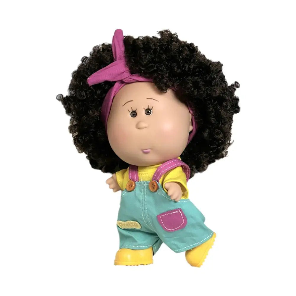 Cute Spanish Potato Doll Mia 18Cm Vinyl Head Soft Plush Body for Girls Boys Birthday Surprise Christmas Gift Toy