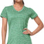 5-Pack Women'S Short Sleeve Dry Fit T-Shirt Moisture Wicking Athletic V-Neck Tee