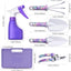 Gardening Tools,5 Pieces Garden Tools with Floral Print, Ergonomic Handle Trowel Rake Weeder Pruner Shears Sprayer,Gardening Supplies with Carrying Case Gifts for Women