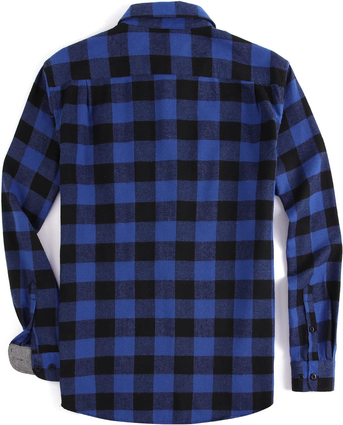 Alex Vando Mens Button down Regular Fit Long Sleeve Casual Flannel Shirts