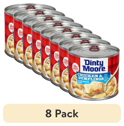 (8 Pack) DINTY MOORE Chicken and Dumplings, Shelf Stable, 20 Oz Steel Can