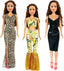 Ecore Fun 3 Sets 28 Inch Doll Clothes, Floral & Leopard Print Dresses | Casual Outfits for 28 Inch Girl Dolls, Fashion Style, Soft Fabric, Handmade, Elastic Fit, 28" Doll Clotehs Set for Kids 3+