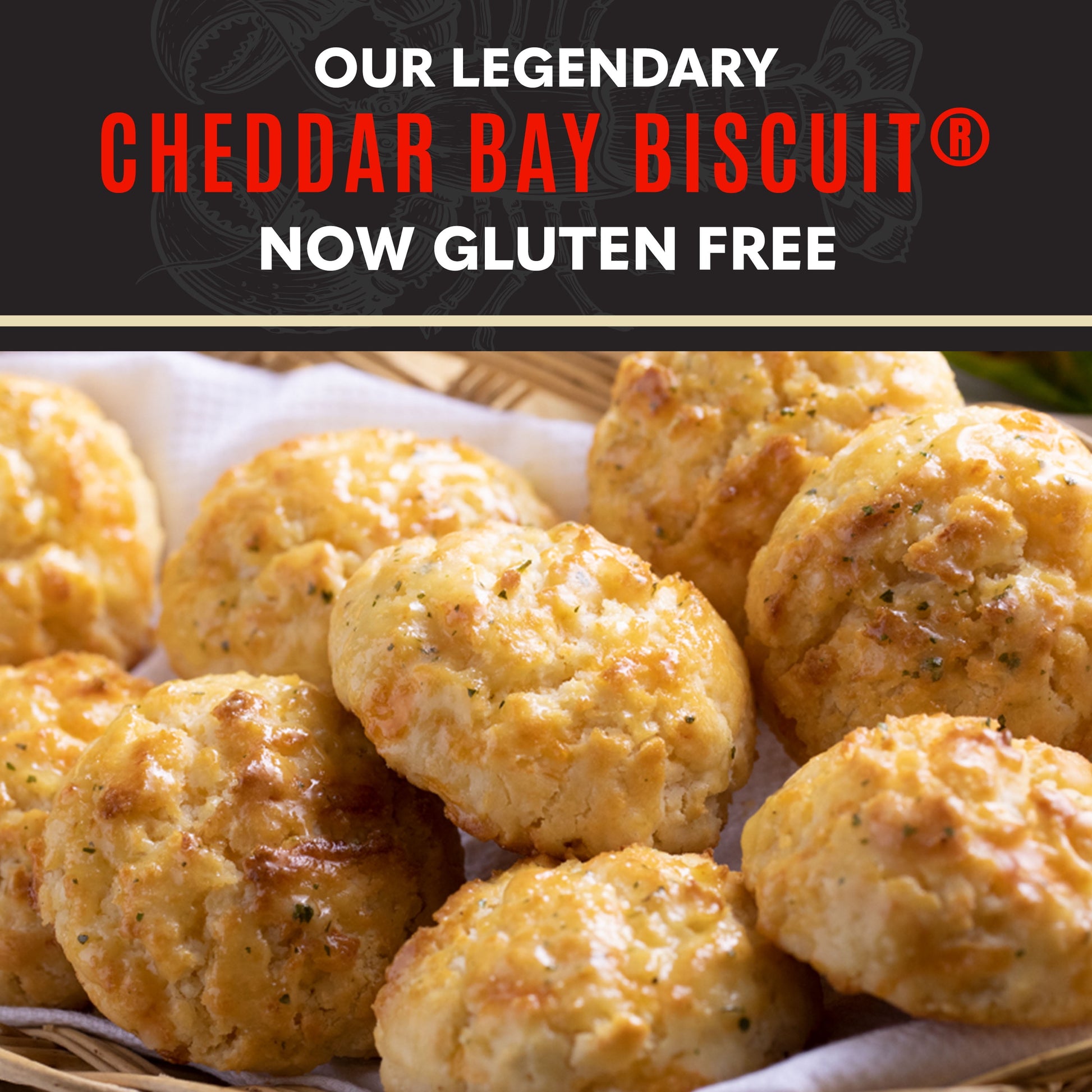 (4 Pack) Red Lobster Gluten Free Cheddar Bay Biscuit Mix with Garlic Herb Seasoning, Cheddar Gluten Free Biscuit Mix, 11.36 Oz Box