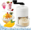 Shaved Ice Mini Snow Cone Machine, Portable Countertop Ice Shaver with No Slip Base, No Electricity Needed, Ice Cup Included, Lightweight, Stainless Steel Blade