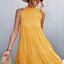 Women'S Sleeveless Halter Dress A-Line Dress