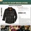 Venado Mens Plaid Shirts for Men - Heavyweight Buffalo Plaid Fleece Shirt - Soft