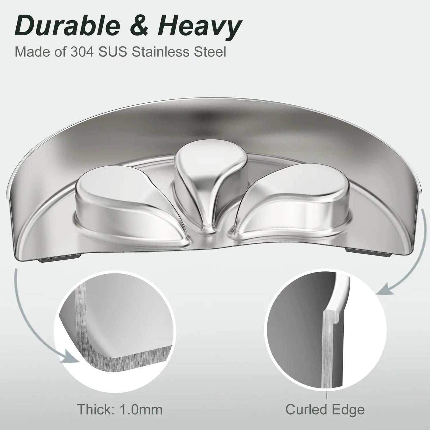 FEEDOO Slow Feeder Dog Bowls Large Breed 4Cups 304 Stainless Steel with Non-Slip Base and Maze Design for Slow down Eating Cat Water Fountain