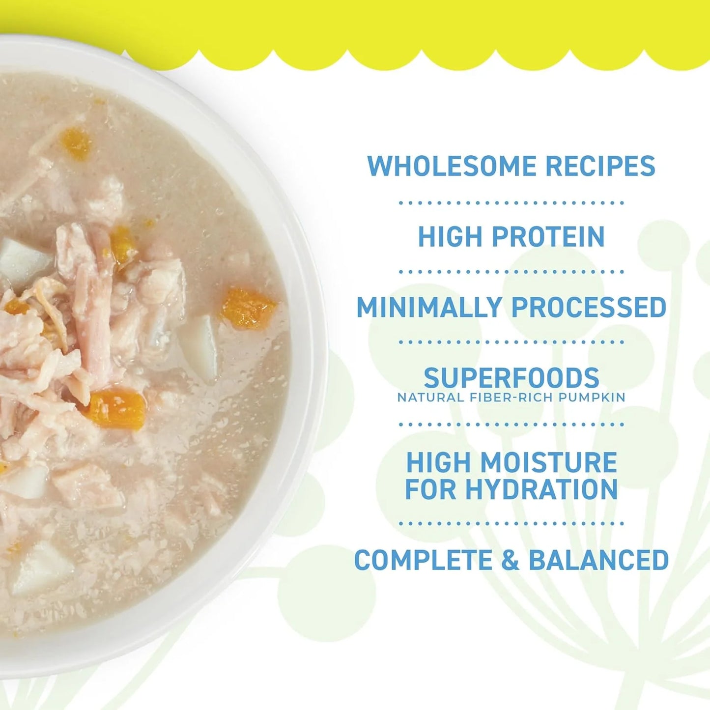 Whole Foods Wet Cat Food, Chicken & Pumpkin Entree in Broth, 2.8 Oz. Can (24 Count)