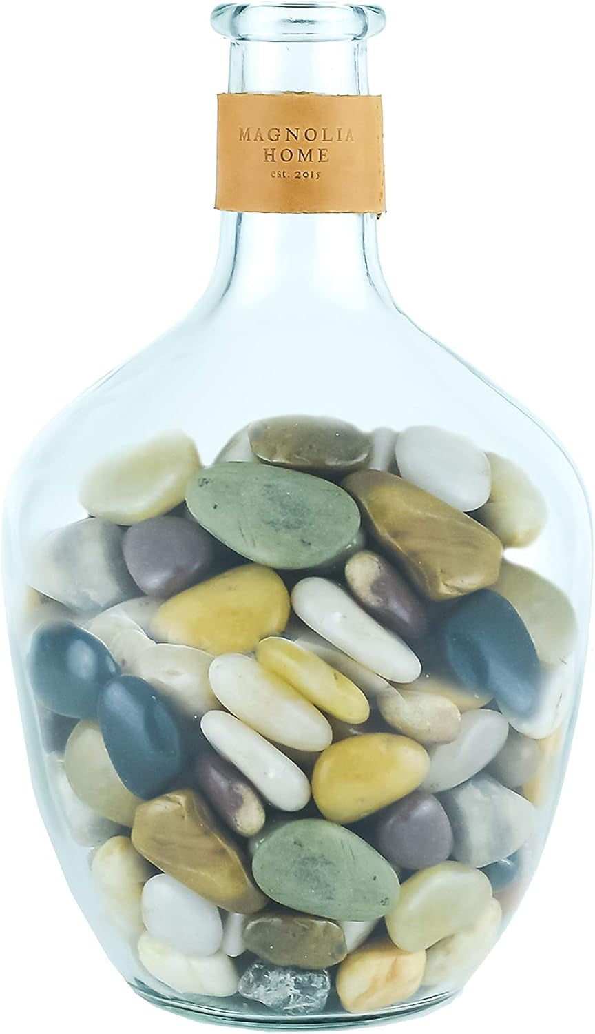 5 Lbs Approx. 82 River Rocks Stones for Plants Pebbles for Indoor Plants | Aquarium Fish Tank Rocks | Polished Decorative Rocks for Vases (1.6-2.4 Inches)