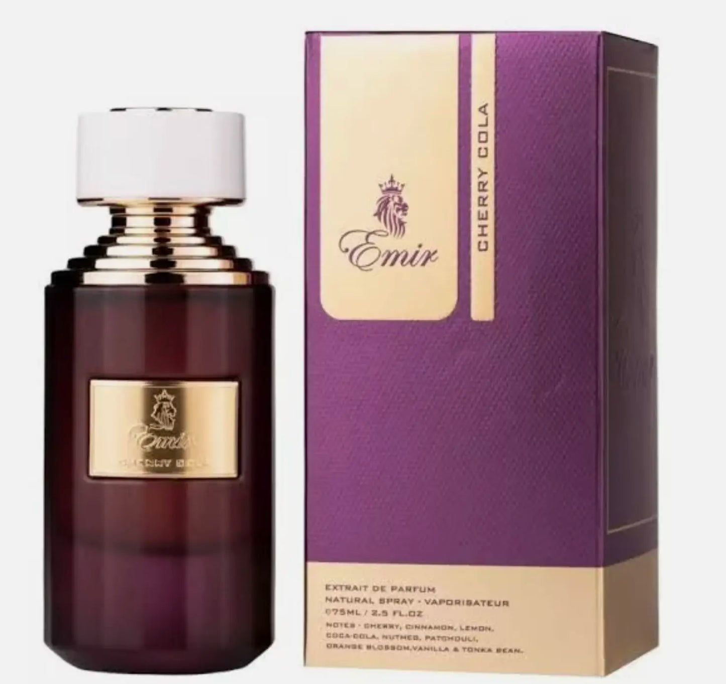 Cherry Cola Emir Perfume Paris Corner EDP Perfume Fragrance 75Ml 2.65 Fl Oz Unisex Fragrance