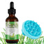 Aliver Rosemary Essential Oil for Hair and Skin Care, Massage Oil with a Silicone Massage Comb, Improve Scalp Blood Circulation,Promote Nutrient Absorption