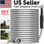 Stainless Steel Metal Garden Water Hose Pipe Flexible Lightweight 25/50/75/100FT