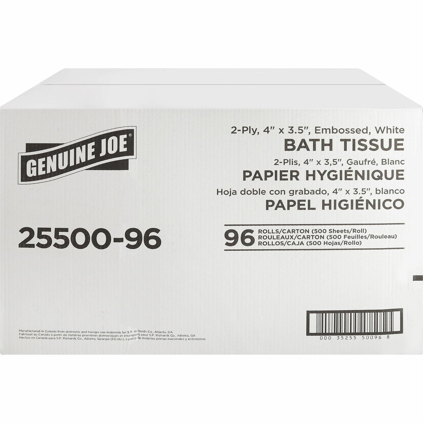 Genuine Joe 2-Ply Standard Bath Tissue Rolls
